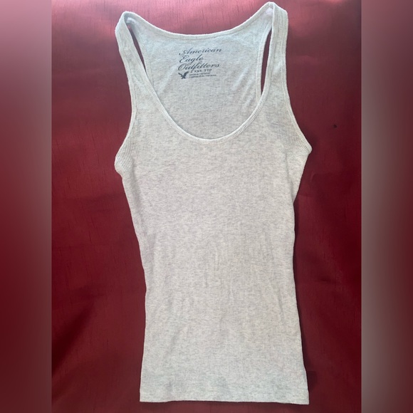 XXS light gray marled American Eagle tank top. - Picture 1 of 2
